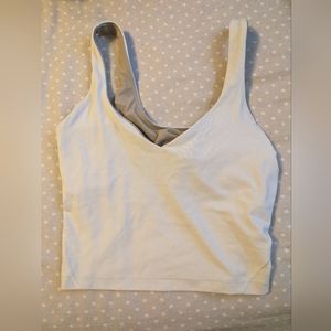 Like-new white lululemon align top ( crop)